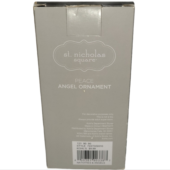 NIB PEACE ANGEL ORNAMENT - Picture 3 of 5